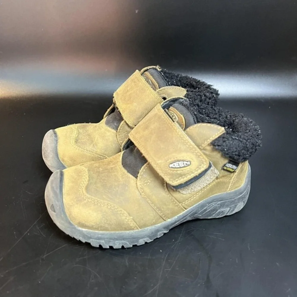 KEEN Hoodoo 1026750 Brown Leather Waterproof Winter Boots Toddler Size 10 US